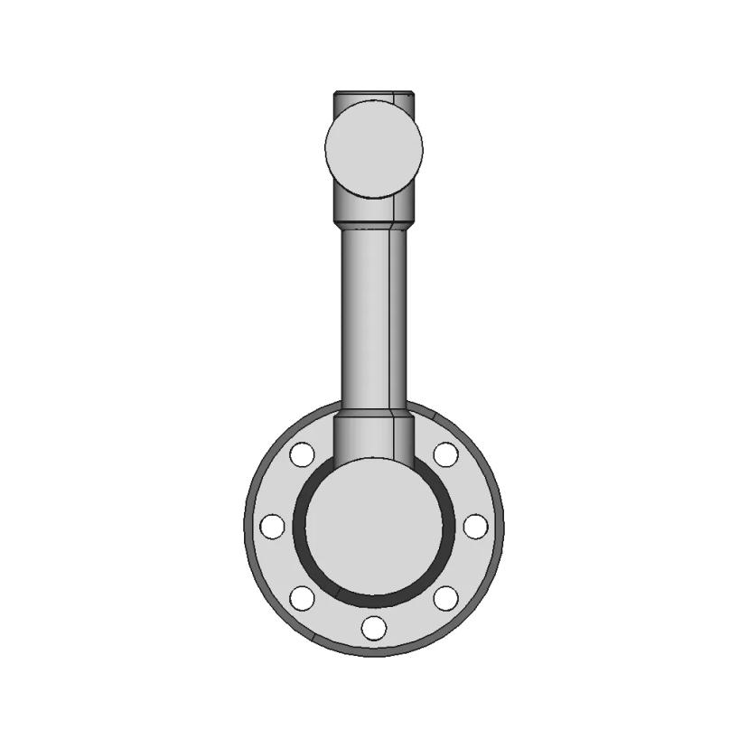 Piece Of Piping 1 | Industrial CAD Design