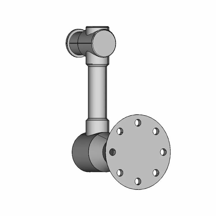 Piece Of Piping 1 | Industrial CAD Design