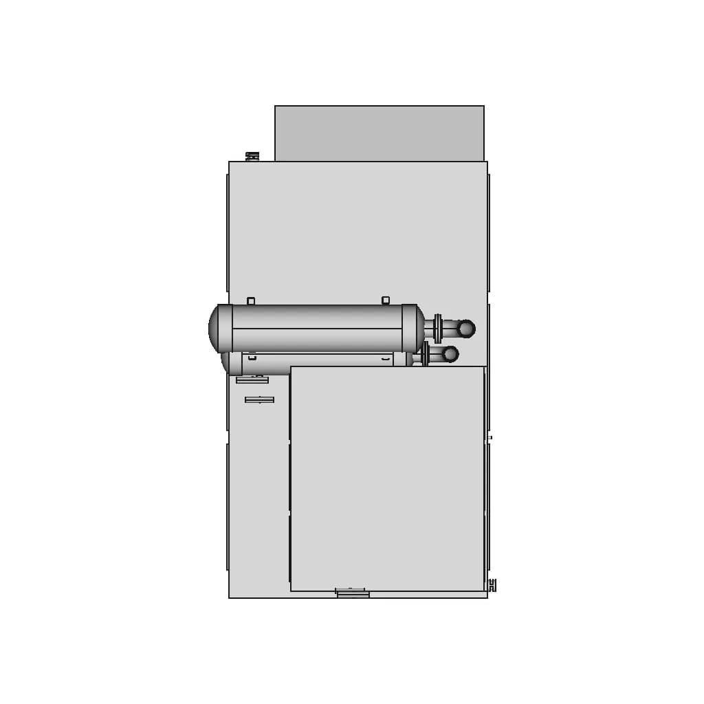 Gas Compressor Unit With Cabine Small 1 | CAD Model for Energy Systems_270_0_degree_snapshot