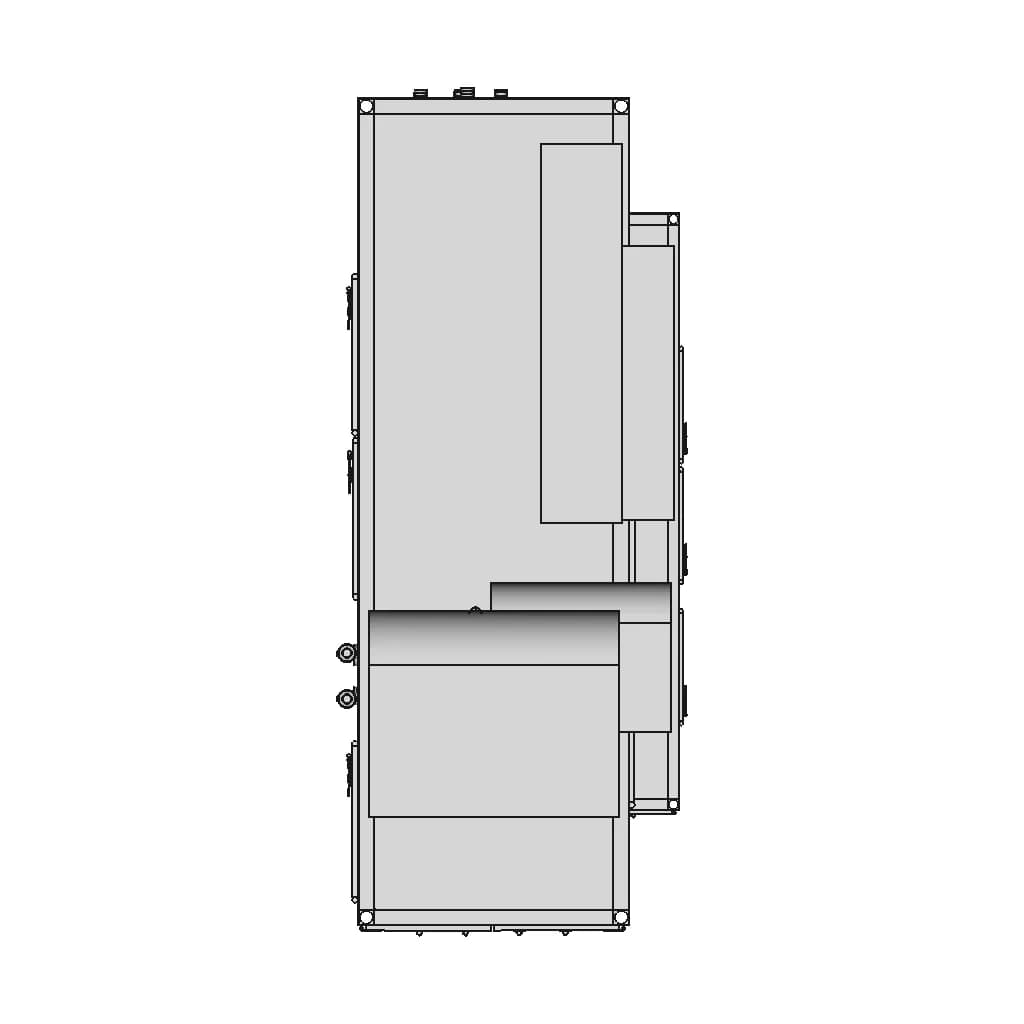 Gas Compressor Unit With Cabine 1 | CAD Model for Energy Systems_270_0_degree_snapshot