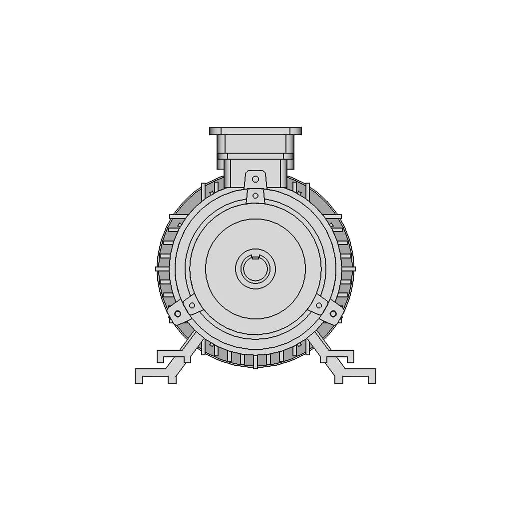 Ac Motor 42 | CAD Model for Energy Systems_0_270_degree_snapshot