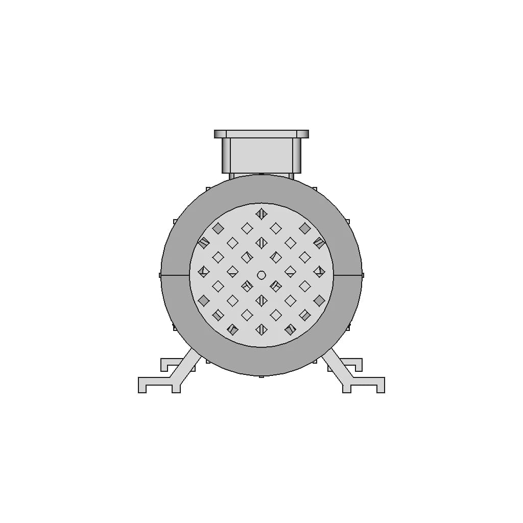 Ac Motor 42 | CAD Model for Energy Systems_0_90_degree_snapshot
