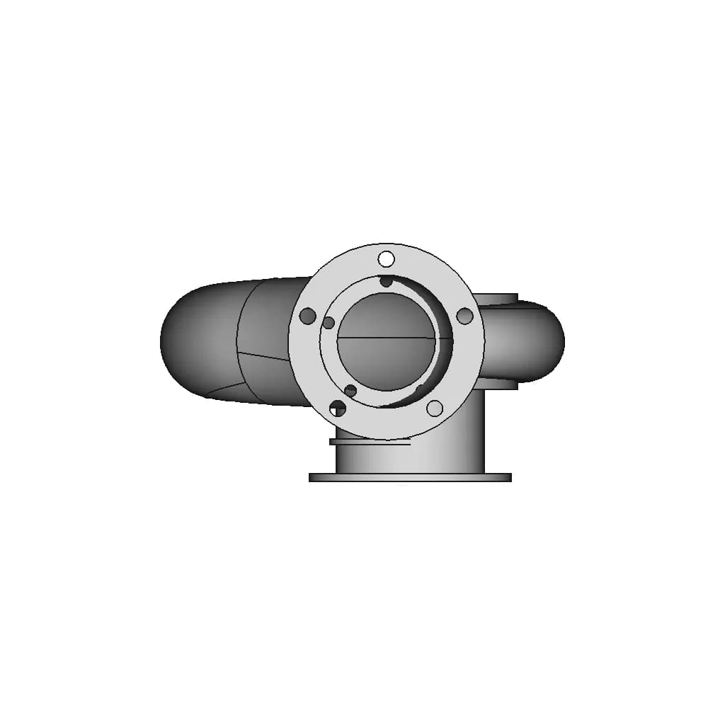 Volute Type Centrifugal Pump 1 | CAD Model for Energy Systems_270_0_degree_snapshot