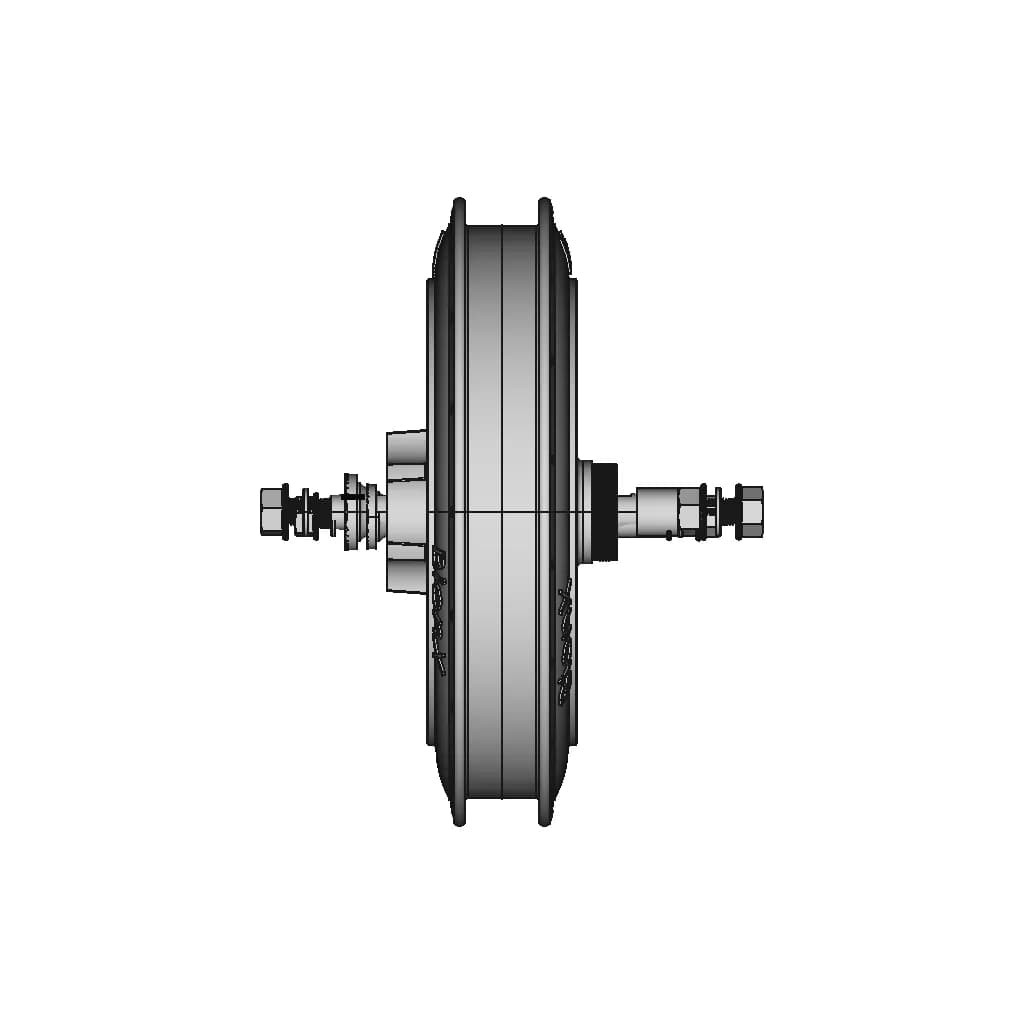 Ebike Bionx G1 350 Rear Hub Motor 1 | CAD Model for Energy Systems_0_90_degree_snapshot