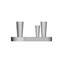 Modern Triangular Stool Minimalist Design With Bold Colors | Industrial CAD Design_270_0_degree_snapshot