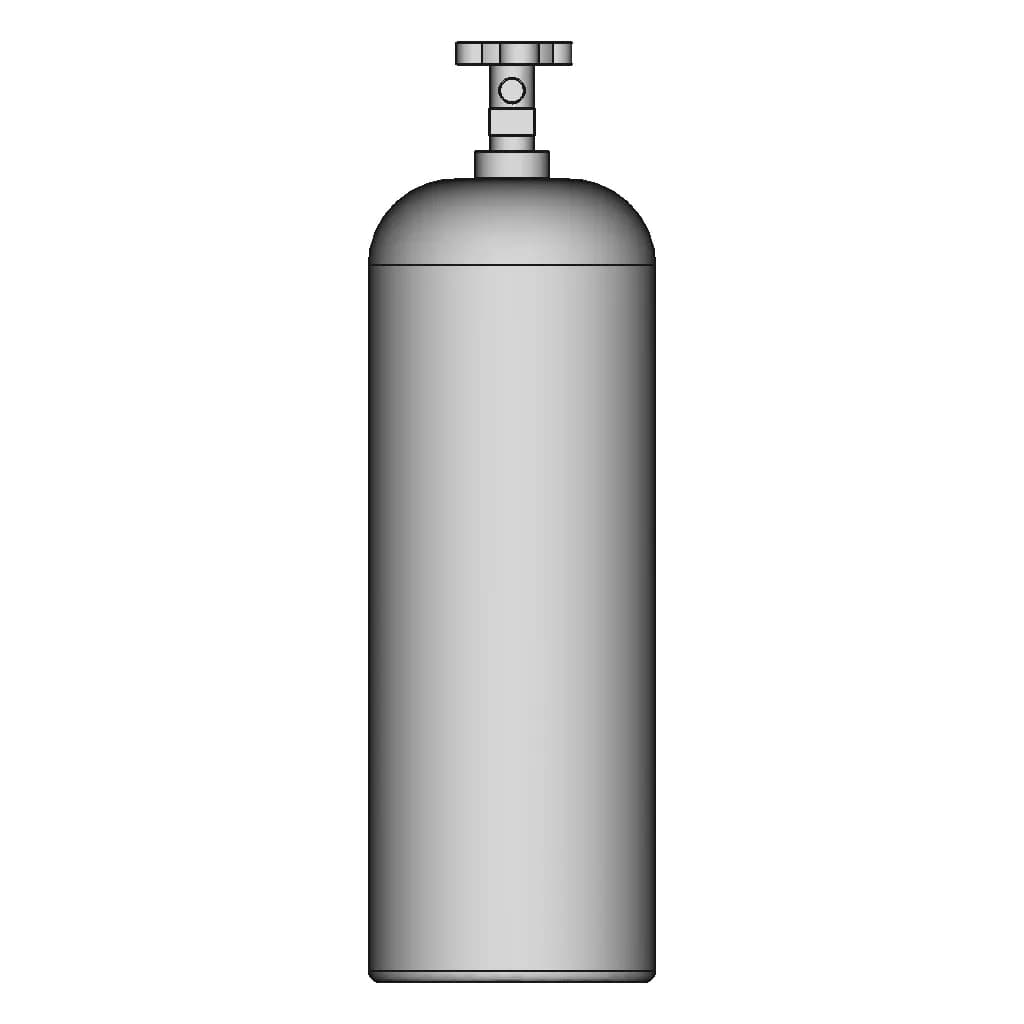 5Lb Co2 Tank 1 | Industrial CAD Design_0_270_degree_snapshot