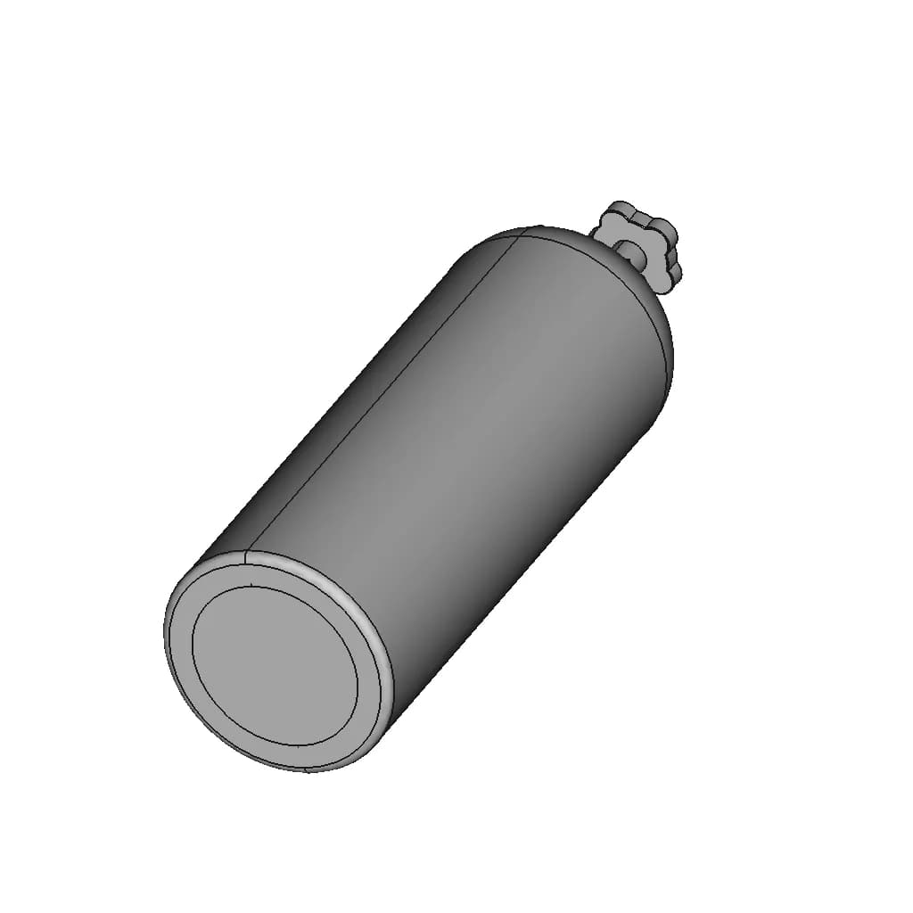 5Lb Co2 Tank 1 | Industrial CAD Design_60_30_degree_snapshot