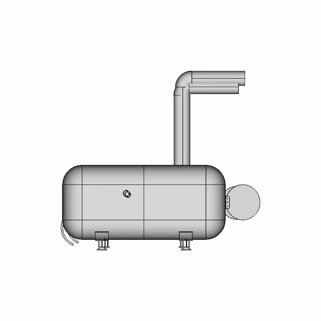 Combustion Chamber First Iteration 1 | CAD Model for Energy Systems