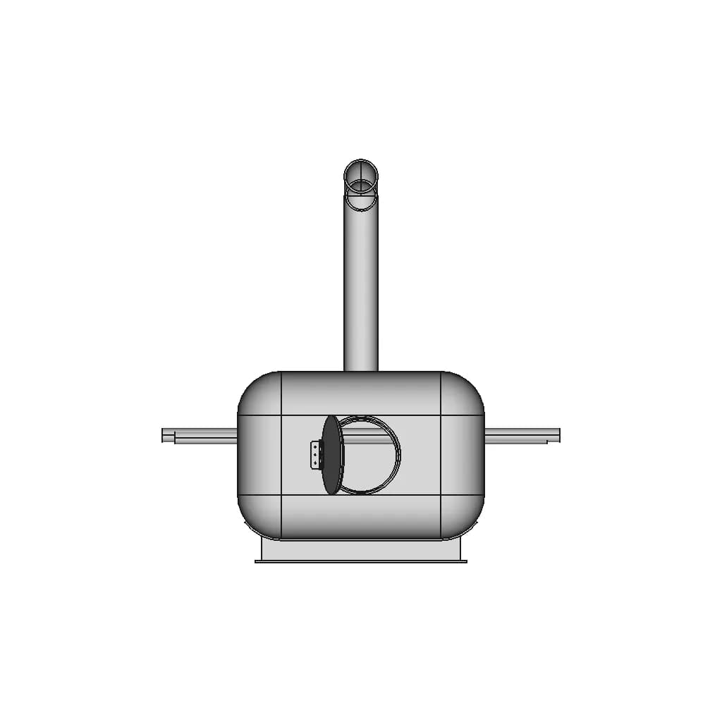Combustion Chamber First Iteration 1 | CAD Model for Energy Systems_0_90_degree_snapshot