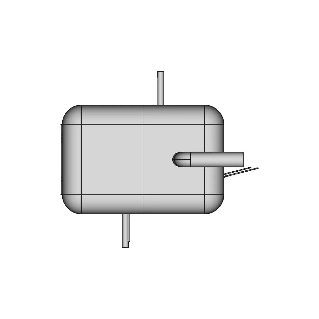 Combustion Chamber First Iteration 1 | CAD Model for Energy Systems_270_0_degree_snapshot