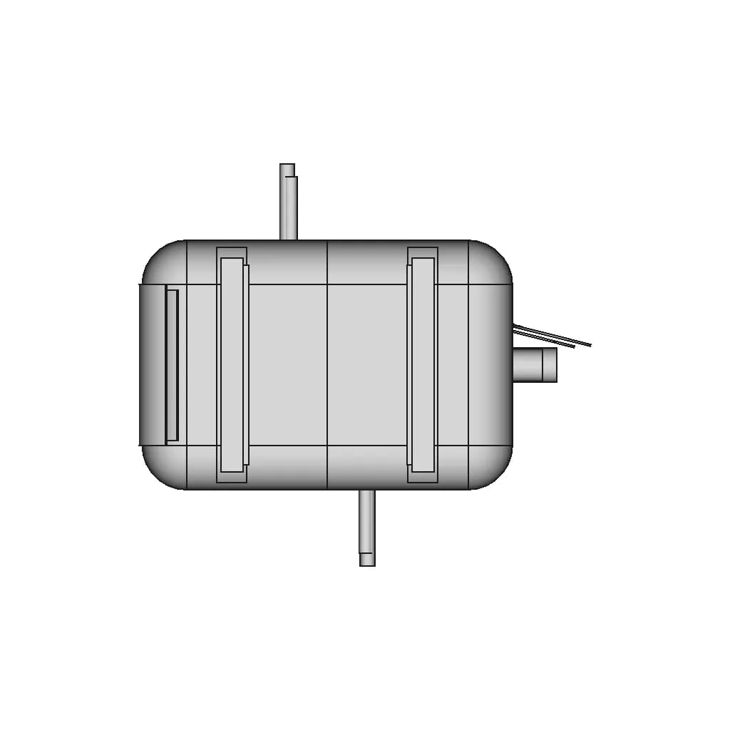 Combustion Chamber First Iteration 1 | CAD Model for Energy Systems_90_0_degree_snapshot