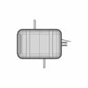Combustion Chamber First Iteration 1 | CAD Model for Energy Systems_90_0_degree_snapshot