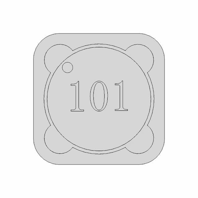 Pdrh125D Smd Common Mode Choke 1 | CAD Model for Energy Systems