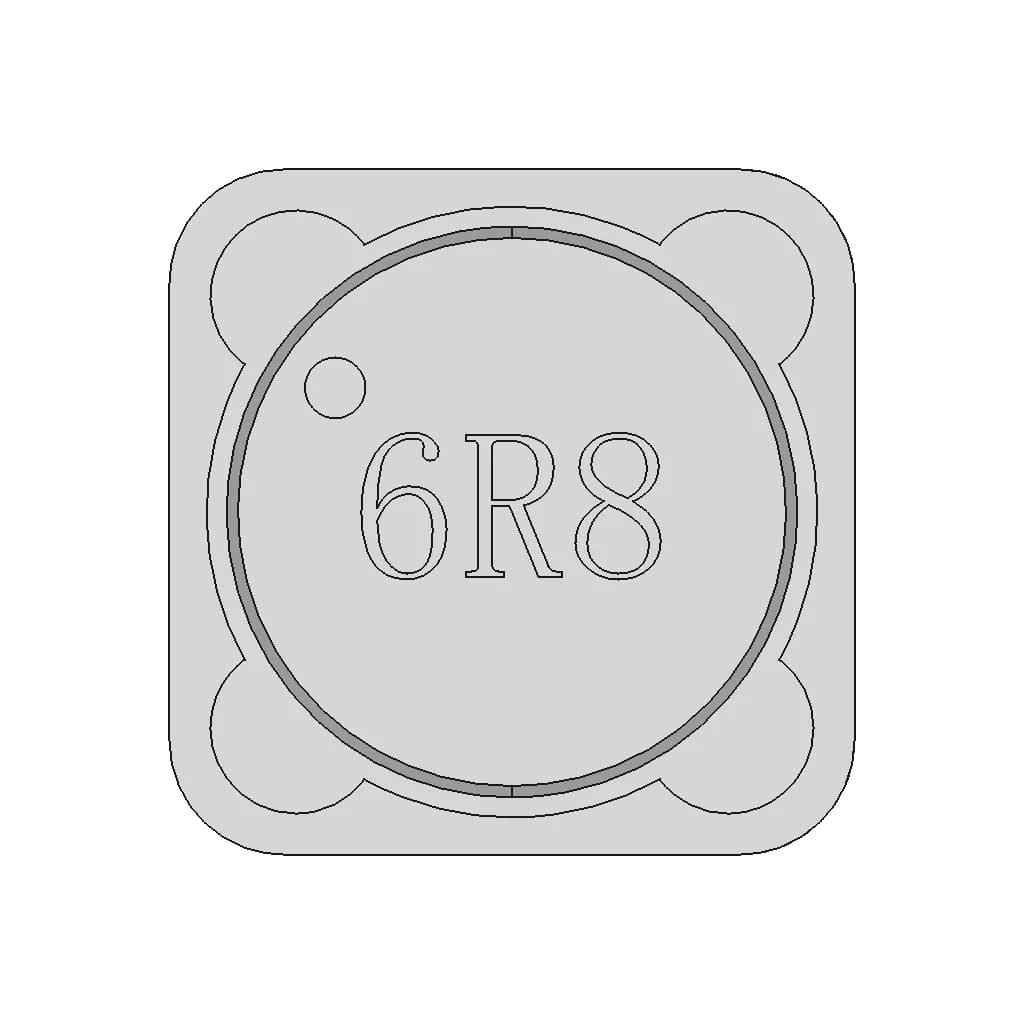 Pdrh125 Smd Power Inductors 1 | CAD Model for Energy Systems_270_0_degree_snapshot