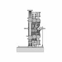 Six Cylinder Radial Steam Engine With Side Valves | CAD Model for Energy Systems_0_270_degree_snapshot