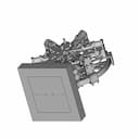Six Cylinder Radial Steam Engine With Side Valves | CAD Model for Energy Systems_60_30_degree_snapshot