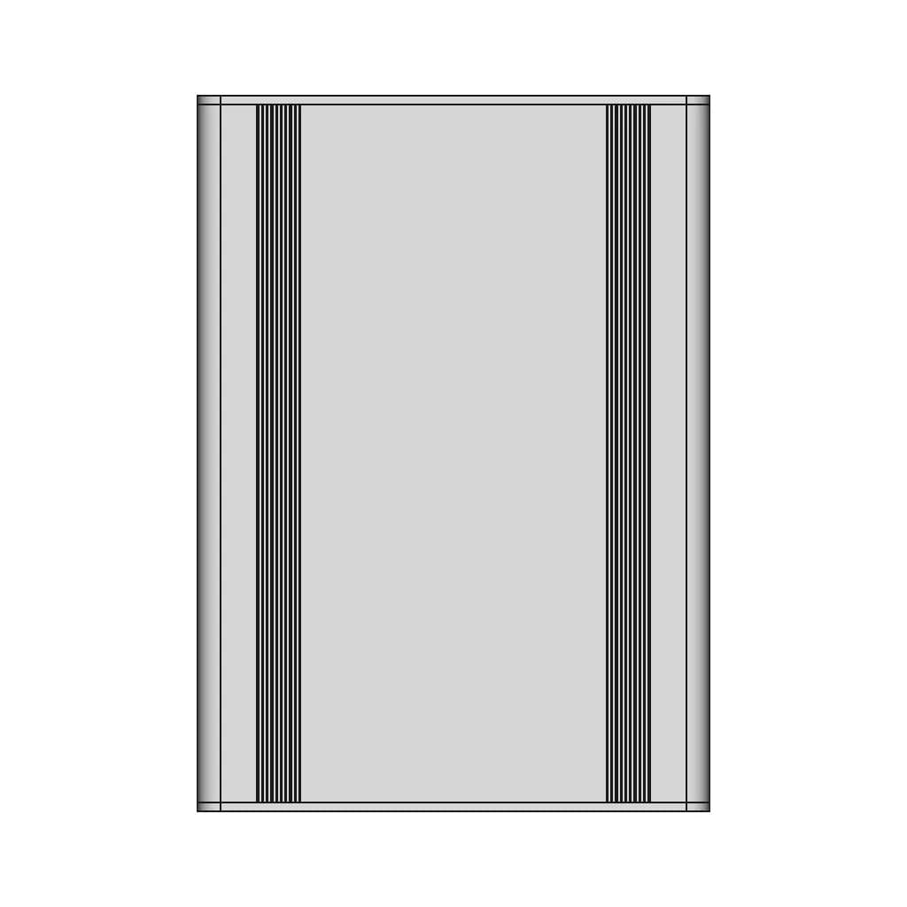 Aluminium Extruded Case 120X88X38 Mm With Covers 1 | Industrial CAD Design_270_0_degree_snapshot