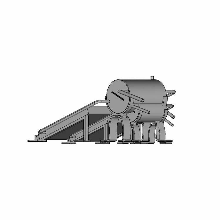 Solar Water Heater 8 | Industrial CAD Design