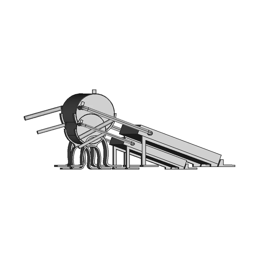 Solar Water Heater 8 | Industrial CAD Design_0_270_degree_snapshot