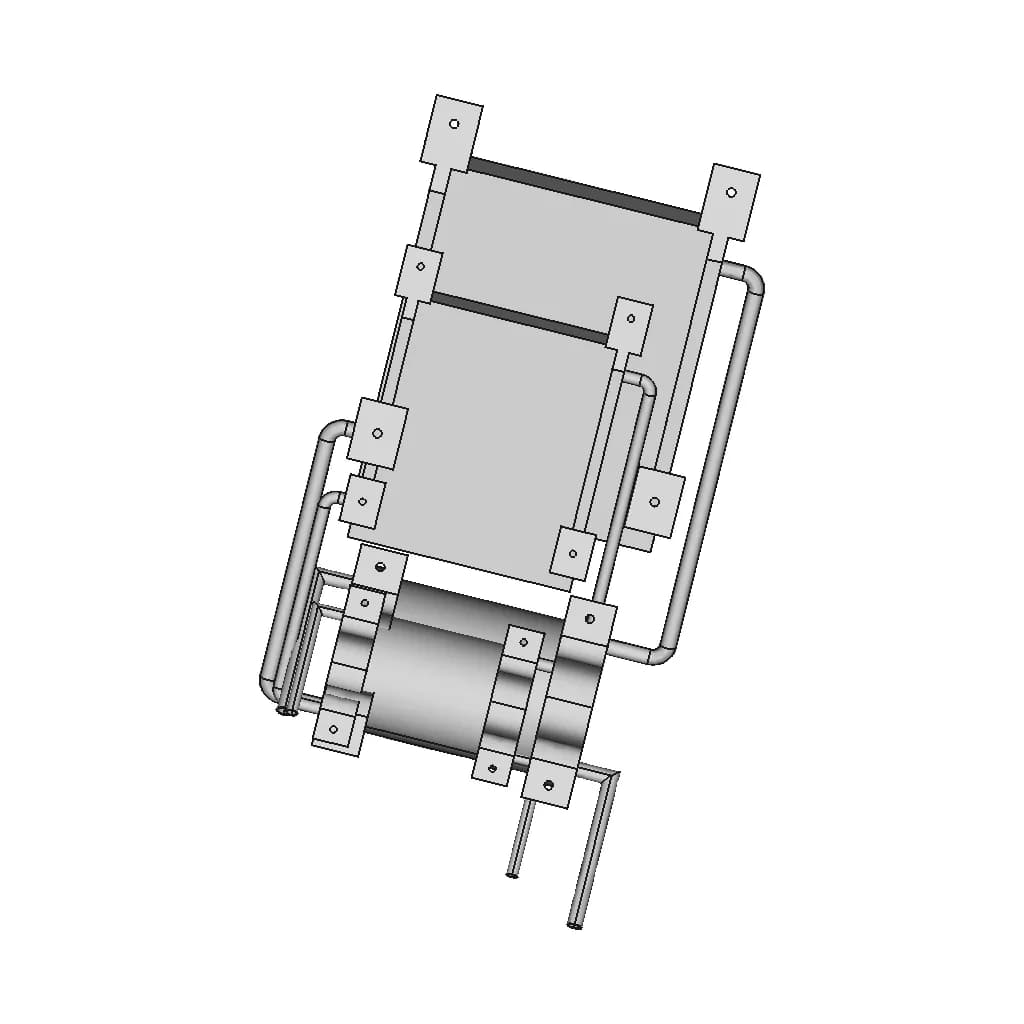 Solar Water Heater 8 | Industrial CAD Design_90_0_degree_snapshot