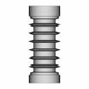 Medium Voltage Insulator For Indoor Use Cylindrical 1 | CAD Model for Energy Systems_0_0_degree_snapshot