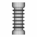 Medium Voltage Insulator For Indoor Use Cylindrical 1 | CAD Model for Energy Systems_0_270_degree_snapshot