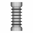 Medium Voltage Insulator For Indoor Use Cylindrical 1 | CAD Model for Energy Systems_0_90_degree_snapshot