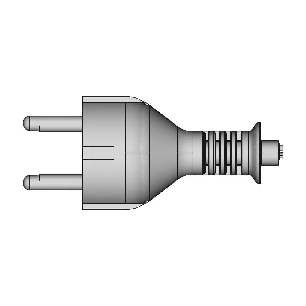 F Type Connector 1 | CAD Model for Energy Systems_0_90_degree_snapshot