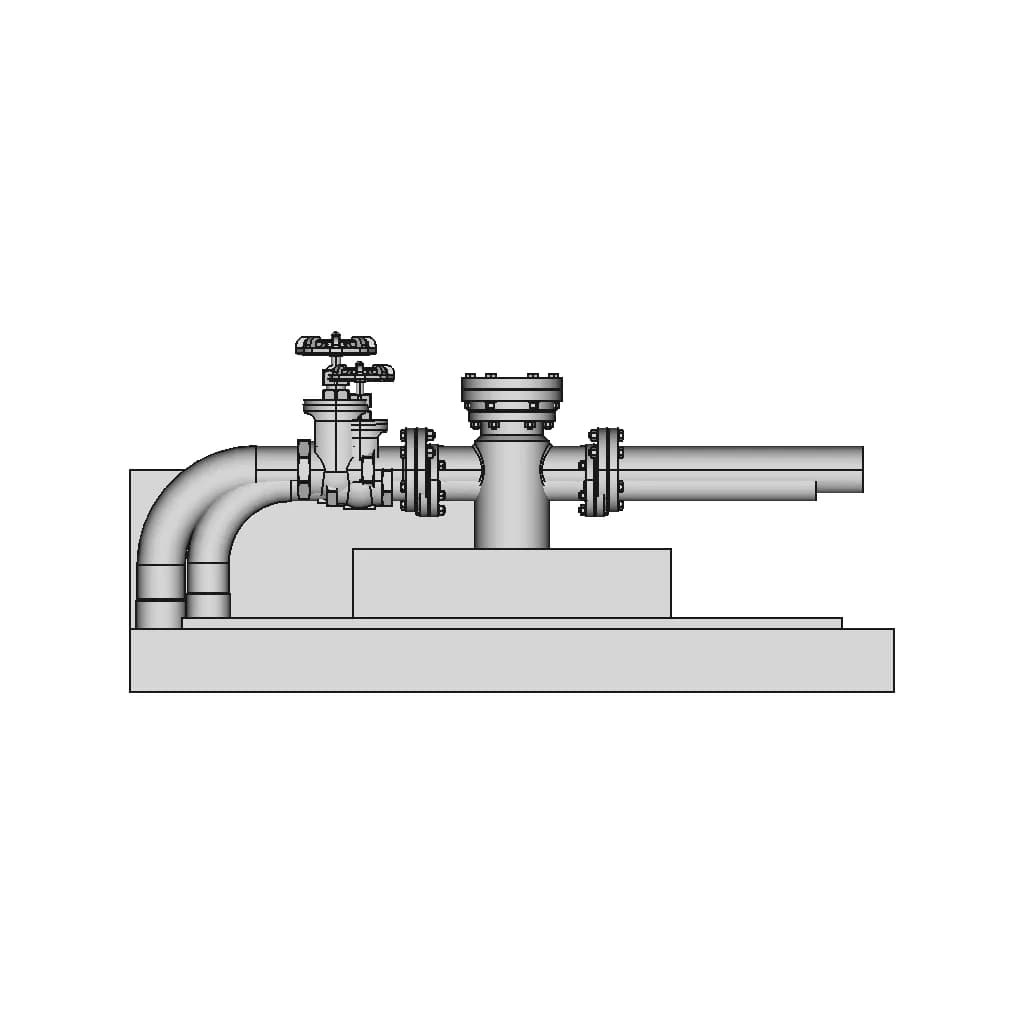 Water Supply Pipeline 1 | CAD Model for Energy Systems_0_90_degree_snapshot