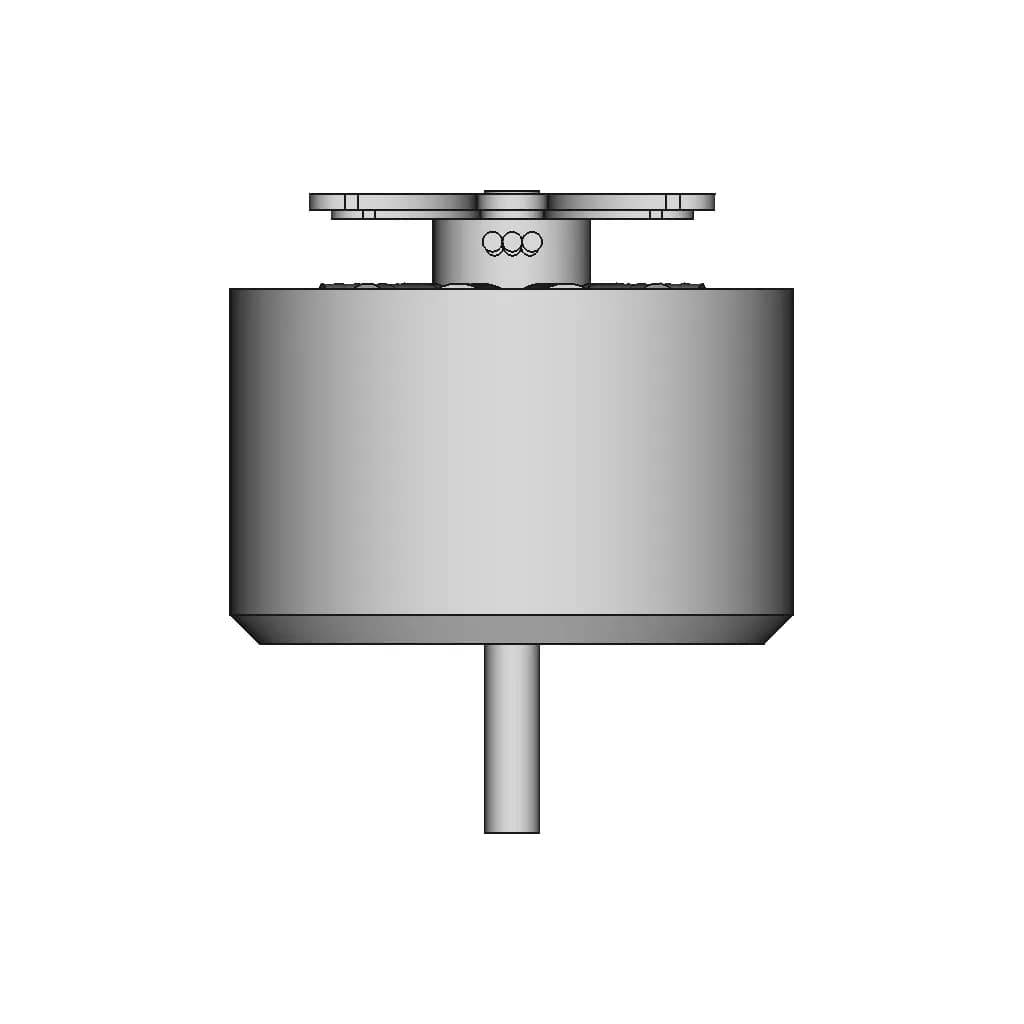 Micro 1104 Brushless Motor 1 2S 4300Kv 1 | CAD Model for Energy Systems_270_0_degree_snapshot