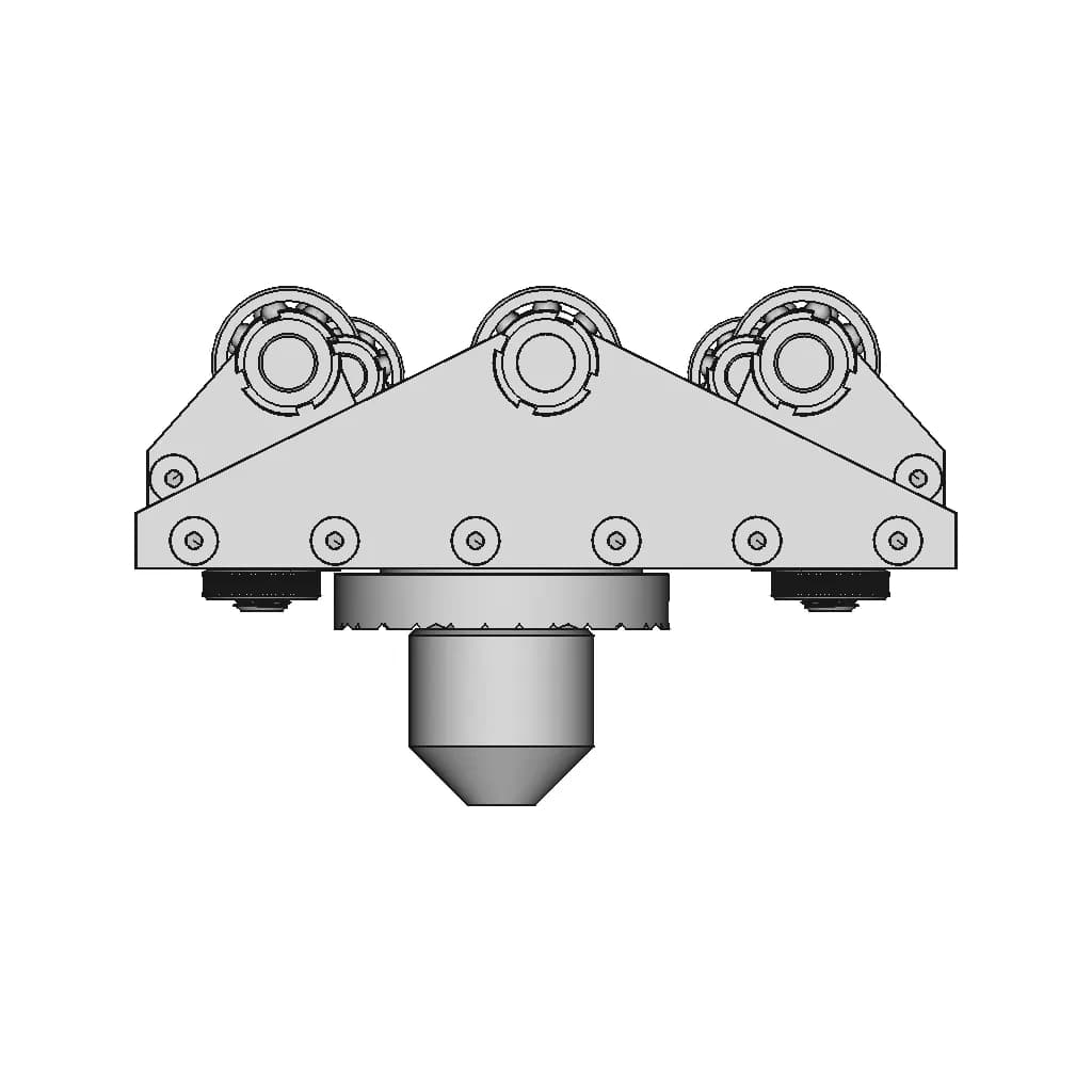 360 Turned Container Heavy Load Roller 1 | CAD Model for Energy Systems_270_0_degree_snapshot