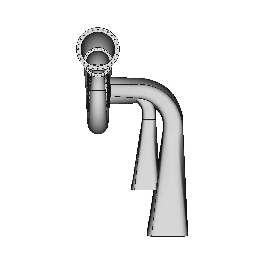 Francis Turbine 6 | CAD Model for Energy Systems_0_90_degree_snapshot