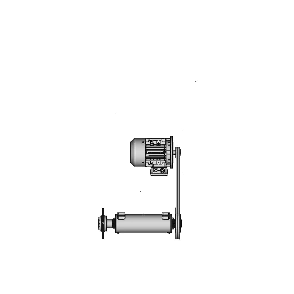 Industrial Fan Drive Bearing Mounting 1 | CAD Model for Energy Systems_0_270_degree_snapshot