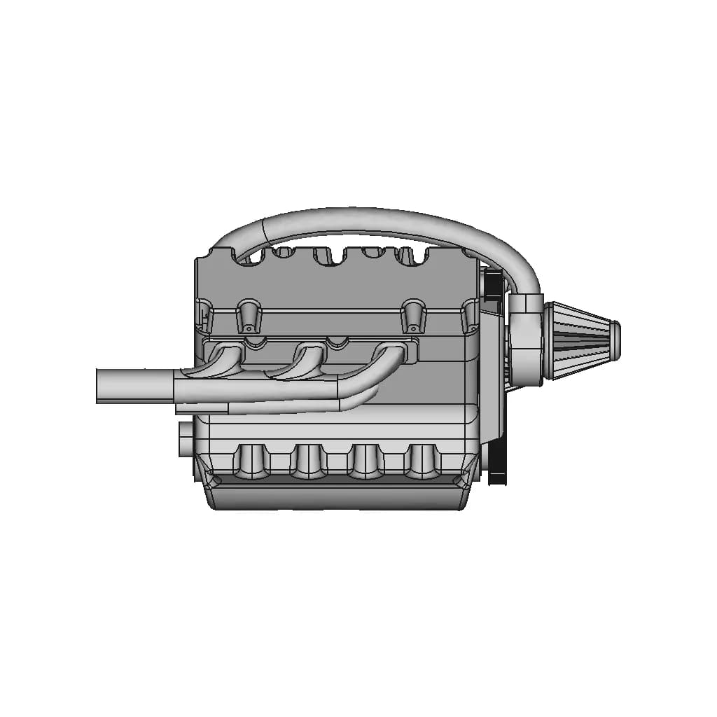 Car Engine 48 | CAD Model for Energy Systems_0_0_degree_snapshot