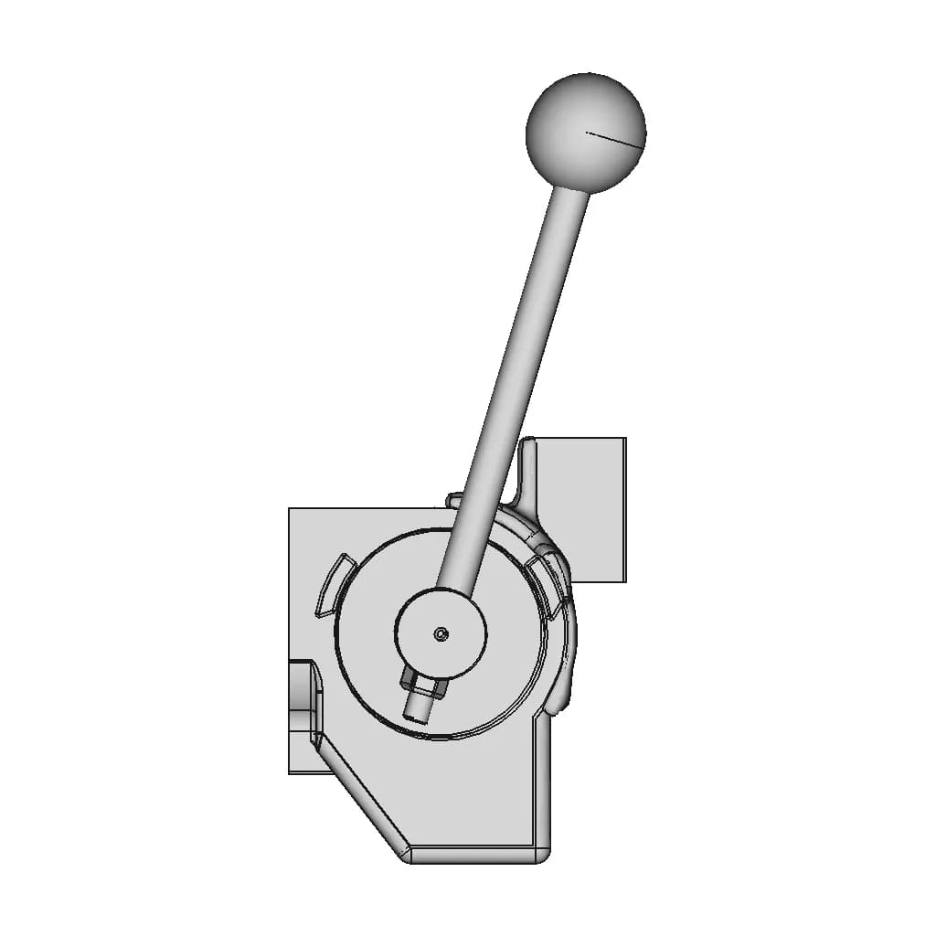 Pneumatic Lever 1 | CAD Model for Energy Systems_0_270_degree_snapshot