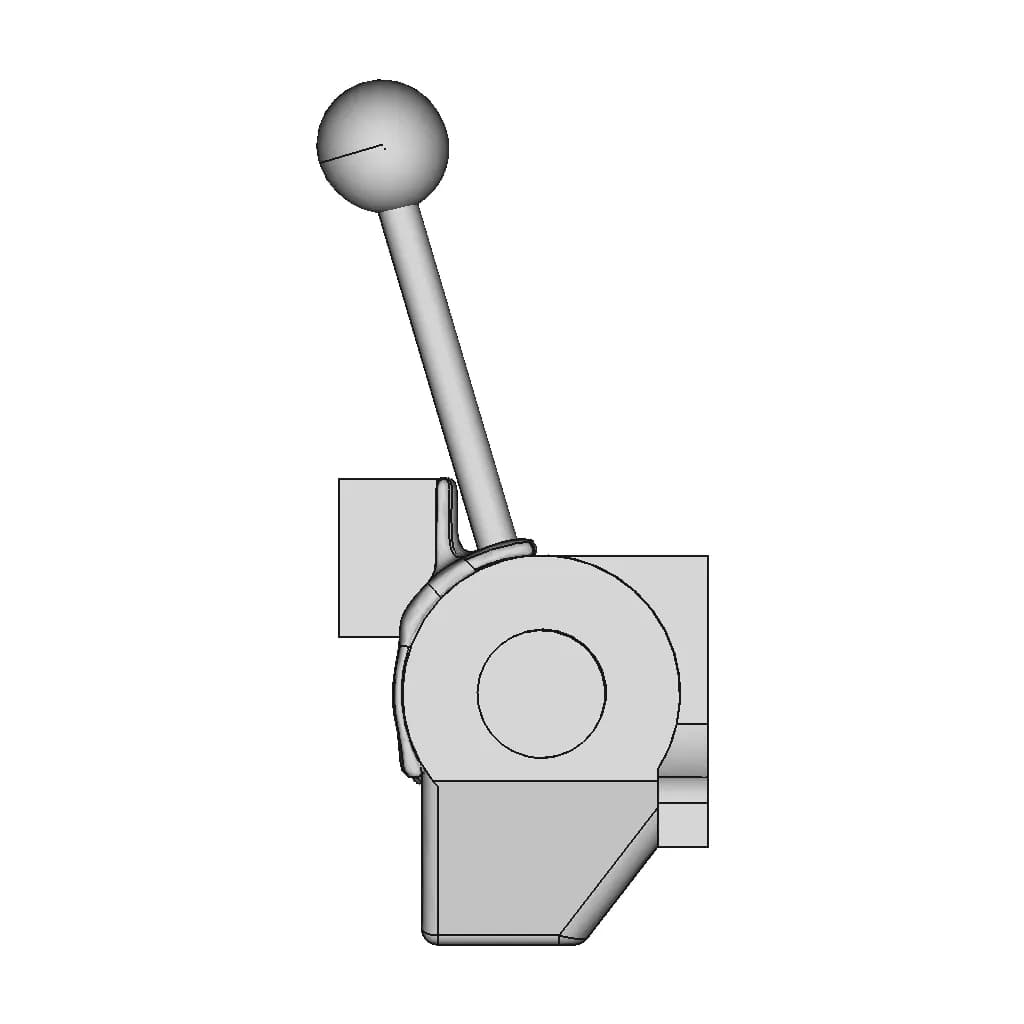 Pneumatic Lever 1 | CAD Model for Energy Systems_0_90_degree_snapshot