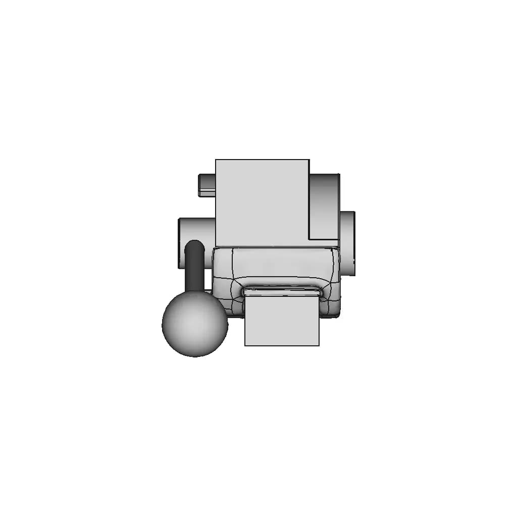 Pneumatic Lever 1 | CAD Model for Energy Systems_270_0_degree_snapshot