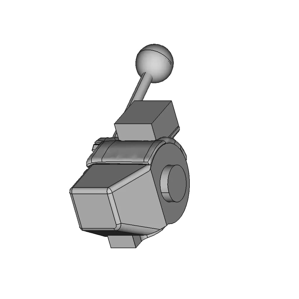 Pneumatic Lever 1 | CAD Model for Energy Systems_60_30_degree_snapshot