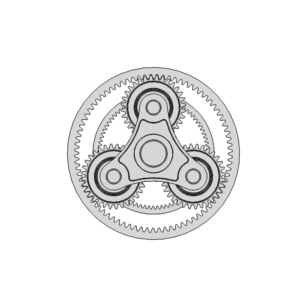Planetary Gearbox Planet Disli 1 | CAD Model for Energy Systems_0_0_degree_snapshot