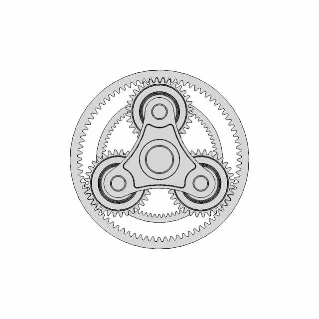 Planetary Gearbox Planet Disli 1 | CAD Model for Energy Systems