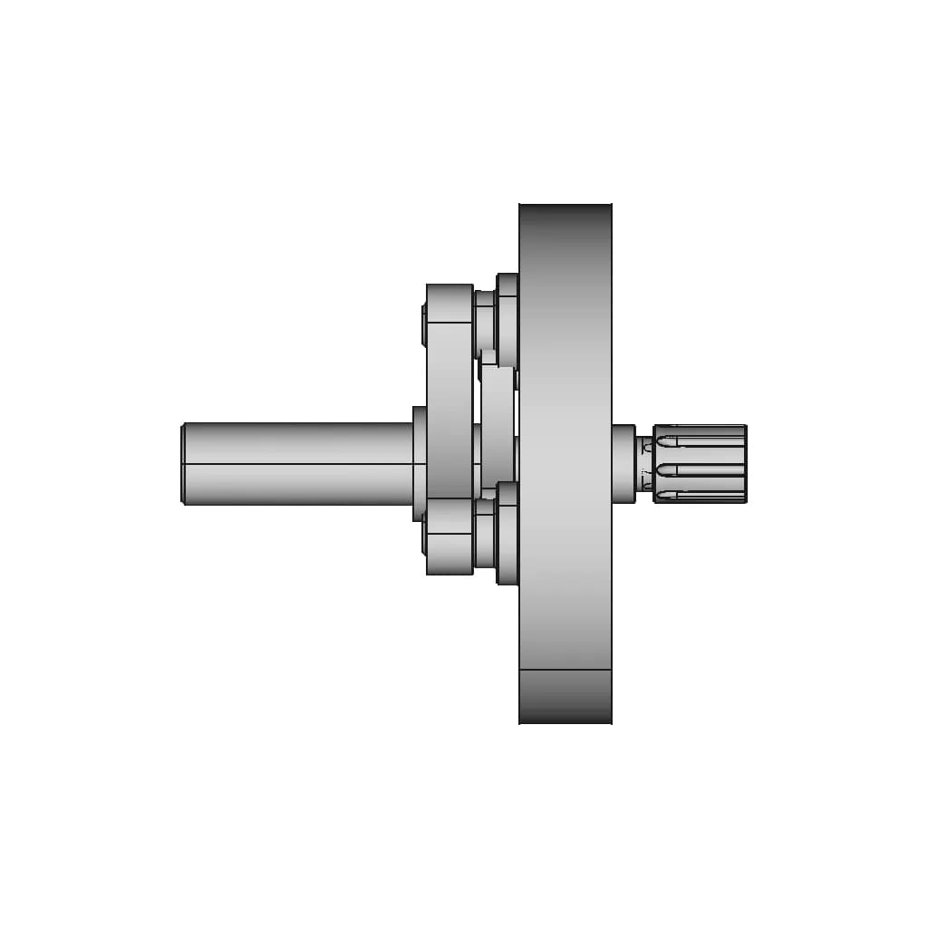 Planetary Gearbox Planet Disli 1 | CAD Model for Energy Systems_0_90_degree_snapshot