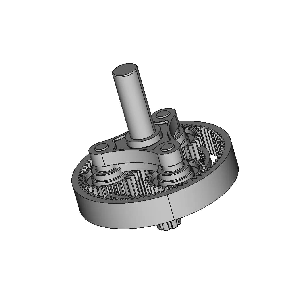 Planetary Gearbox Planet Disli 1 | CAD Model for Energy Systems_60_30_degree_snapshot