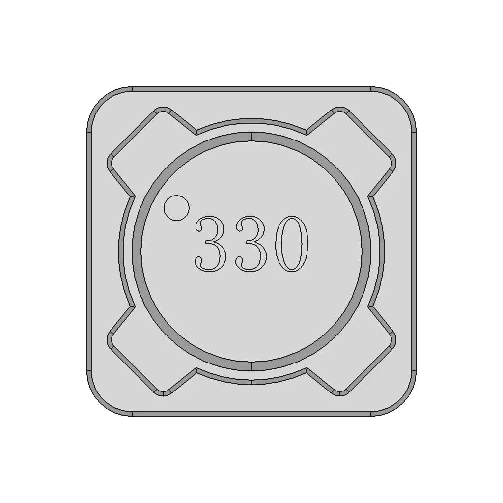 Pdrh74 Smd Power Inductors 1 | CAD Model for Energy Systems_270_0_degree_snapshot