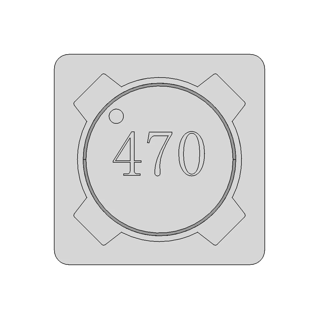 Pdrh73D Smd Common Mode Chokes 1 | CAD Model for Energy Systems_0_0_degree_snapshot