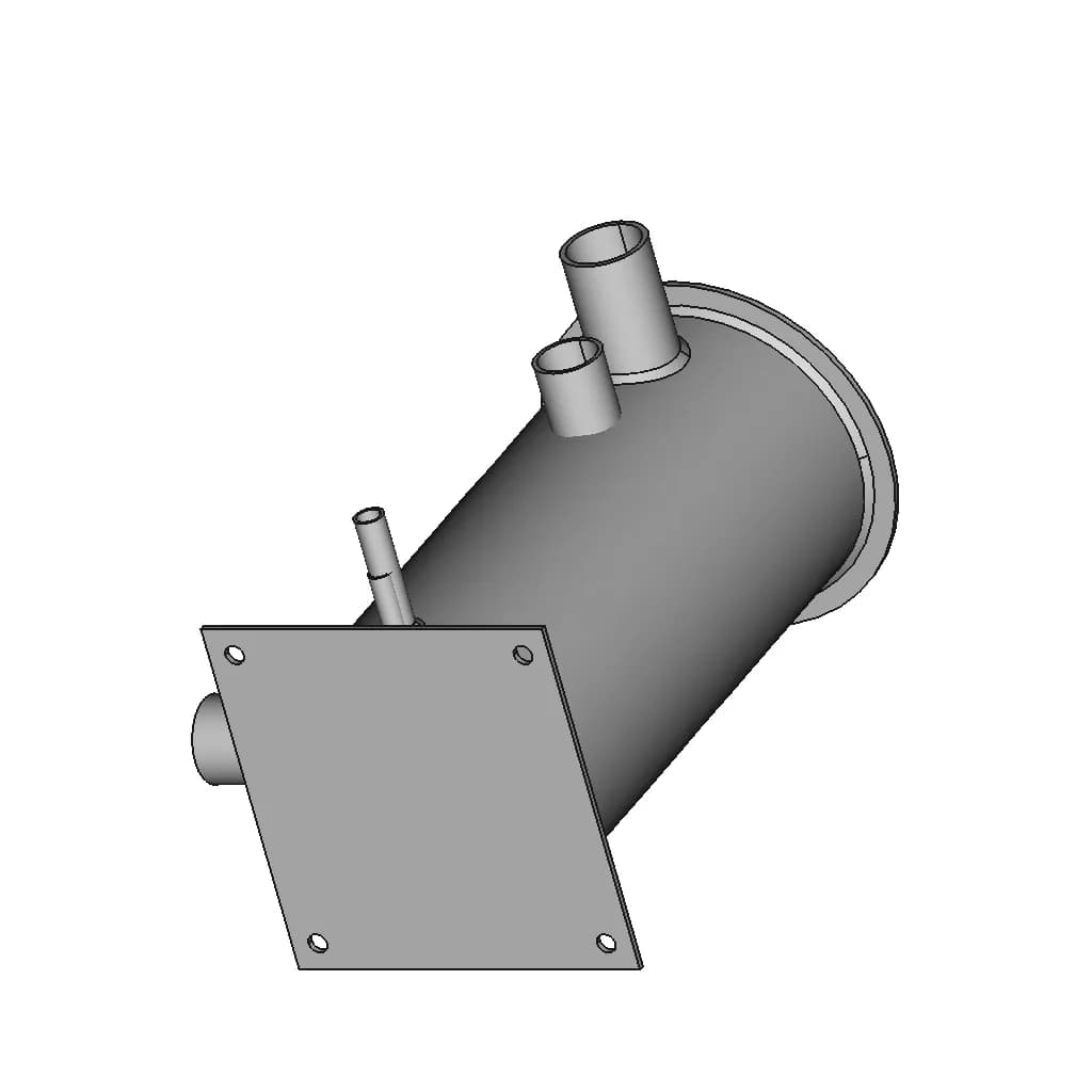 Chiller Drain Water Tank 1 | CAD Model for Energy Systems_60_30_degree_snapshot