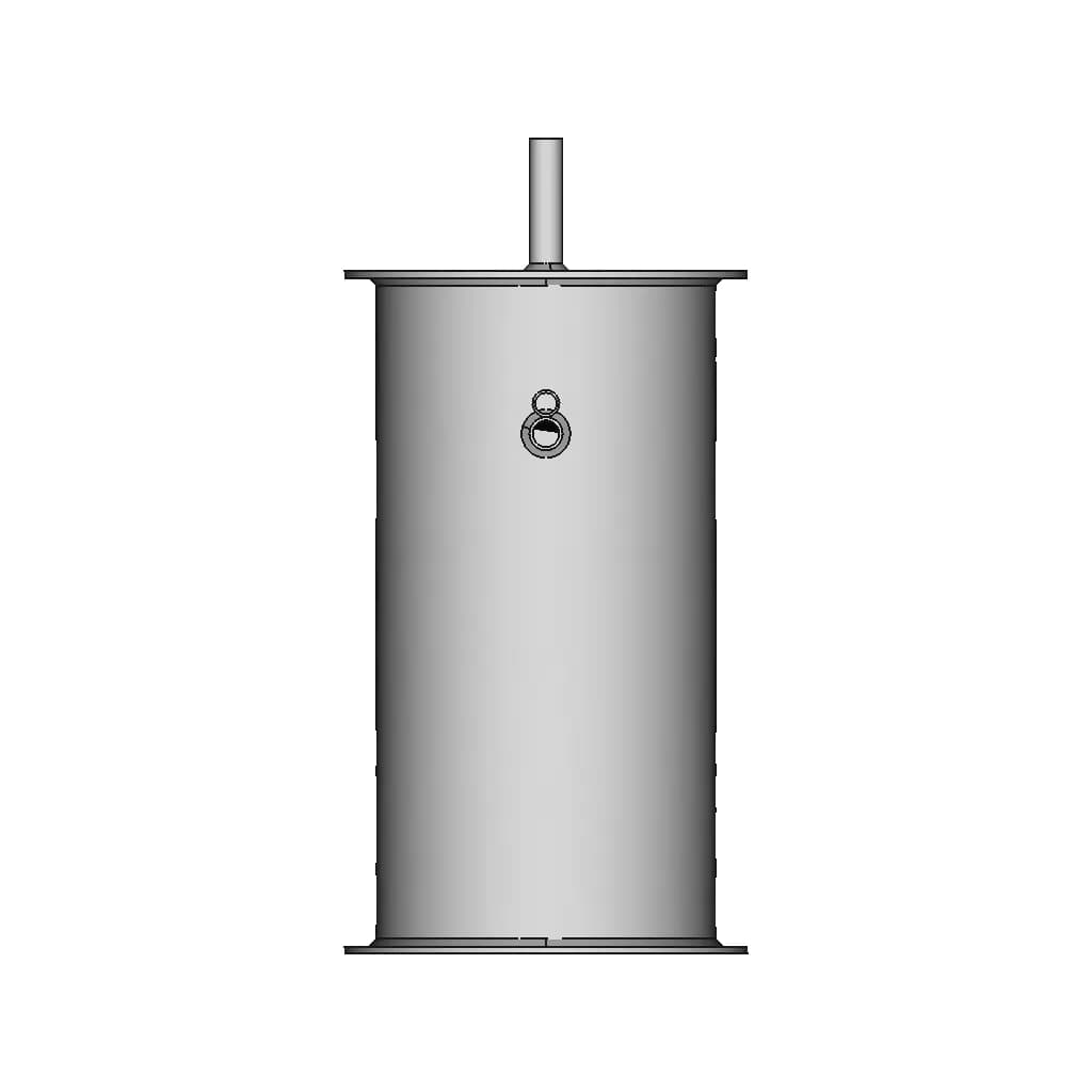Gas Pipe Water Trap 1 | CAD Model for Energy Systems_0_90_degree_snapshot