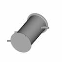 Gas Pipe Water Trap 1 | CAD Model for Energy Systems_60_30_degree_snapshot