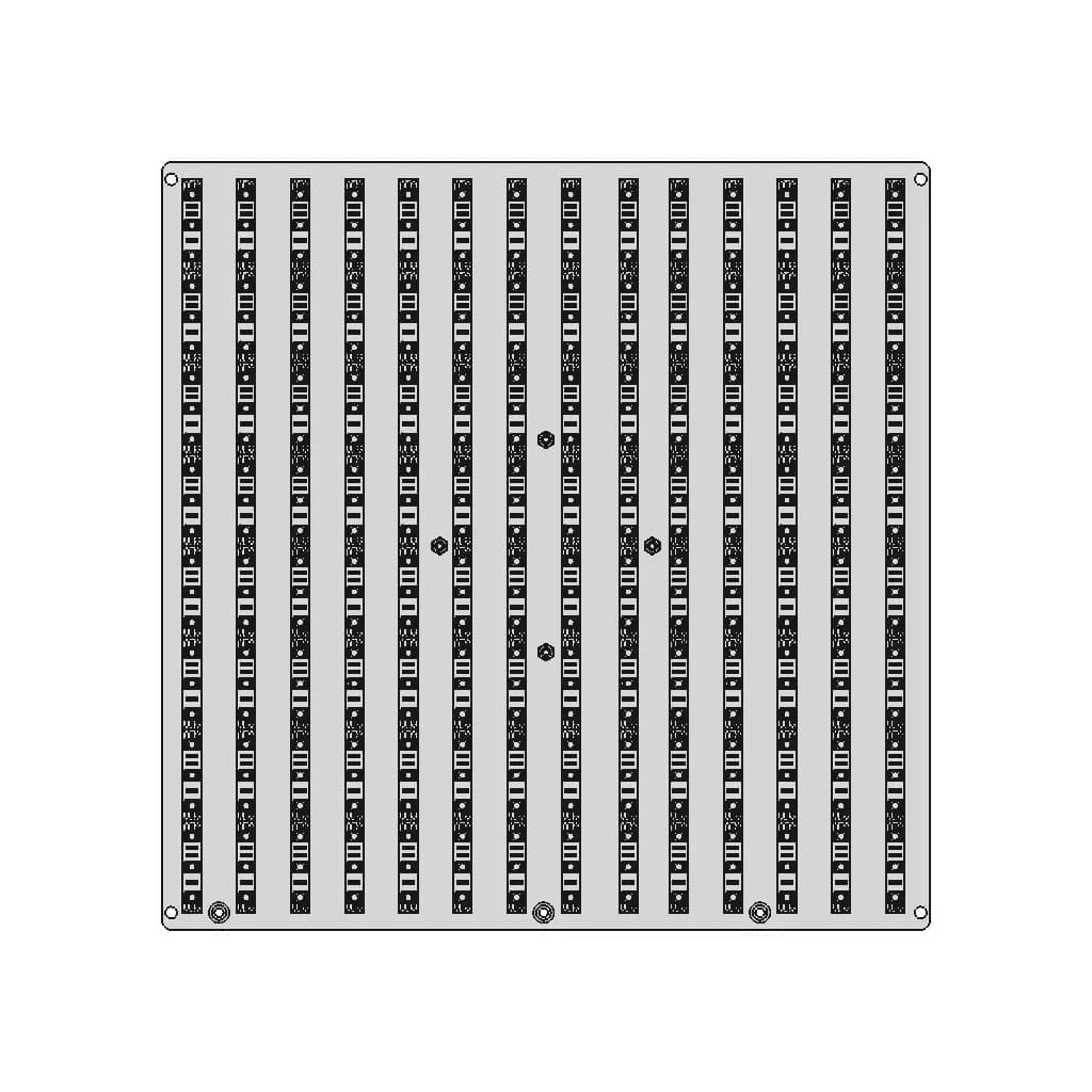 Recycled Led Strip Grow Lamp 1 | CAD Model for Energy Systems_0_0_degree_snapshot