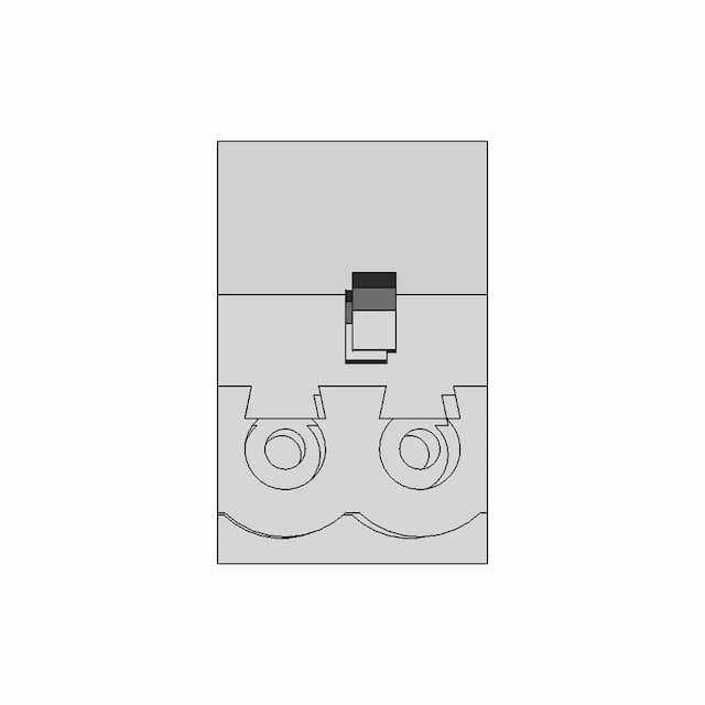 Akl 249 02 Anschlussklemmensystem 2 Pol Rm5 08 | CAD Model for Energy Systems