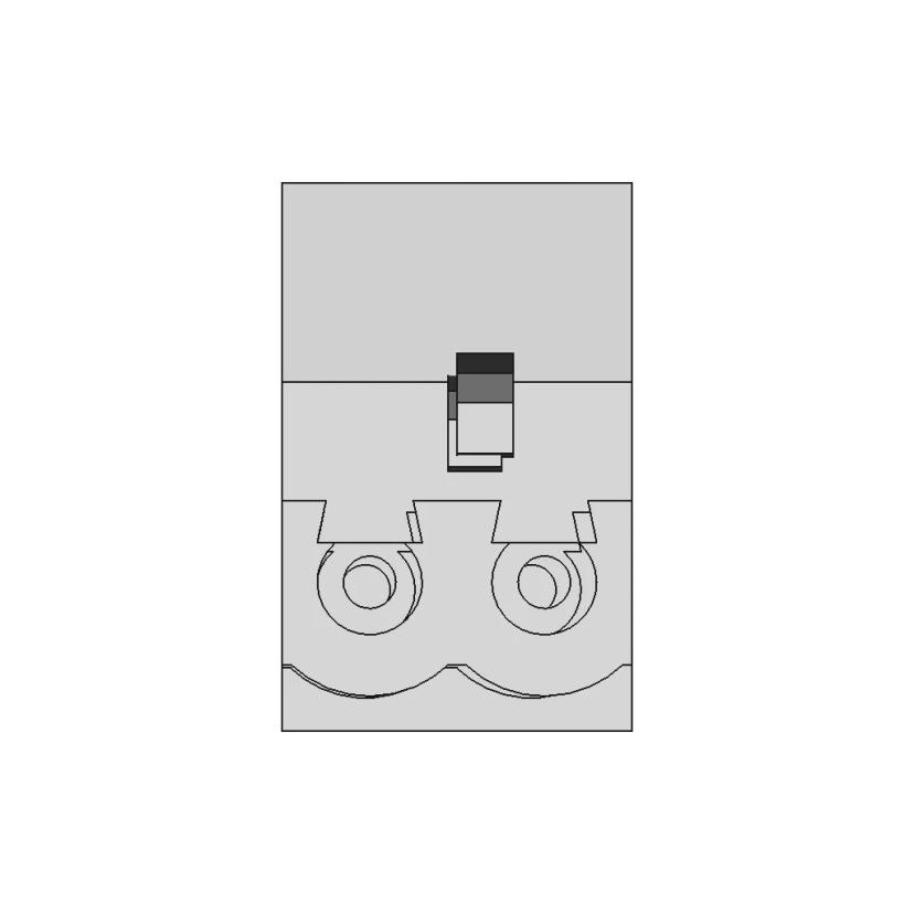 Akl 249 02 Anschlussklemmensystem 2 Pol Rm5 08 | CAD Model for Energy Systems